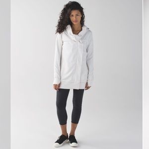 Lululemon Wrap Up Jacket - Heathered Angel White